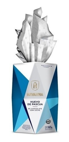 Huevo Pascua Havanna 165g Chocolate Leche +bombones Sin Tacc