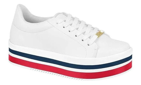 tenis vizzano branco e vermelho