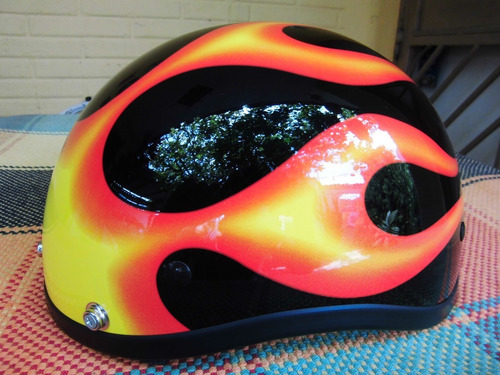 Casco Skid Lid Skidlid Chopper Nuevo Dot Harley Cruiser Chop