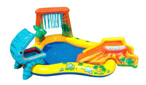 Playcenter Dinos Inflable Intex 249x191x109 Cc