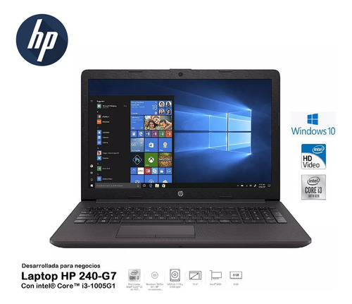 Hp Business 250-g7 Core I3-1005g1 16gb 1000gb 15.6hd W10pro