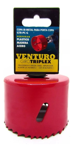 Sierra Copa Bimetal 38 Mm Giro Triplex Venturo Aliafor Gtr