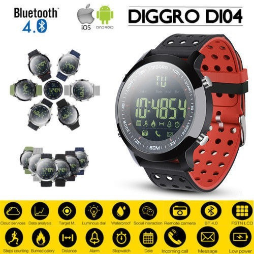 Relógio Diggro Di04 Smart Bluetooth Prova Dagua Ios Android