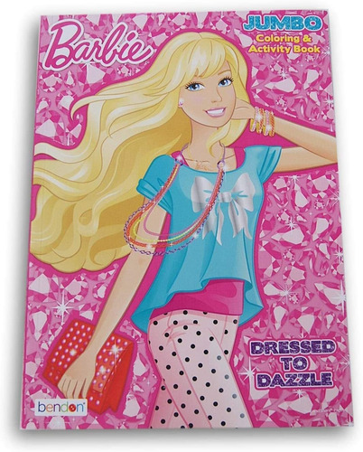 Lazy Days Barbie Dressed To Dazzle - Libro Para Colorear Y A