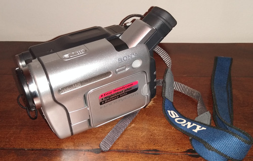 Handycam Sony Hi8 Trv138, Cargador, Conexión Tv, Cassette. Plateado