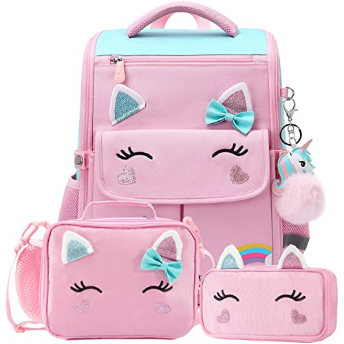 Ao Ali Victory Unicornio Mochila Para Niñas Con Caja D7lkb