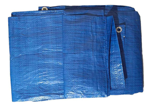 Lona Azul 2x2 Metros Plástica Impermeável