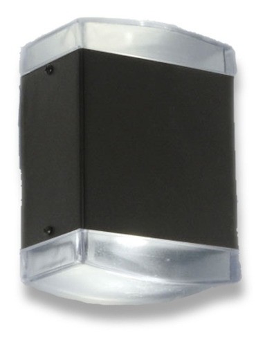 Imagen 1 de 1 de Lámpara led de pared Faroluz 4312 color negro por 1 unidad