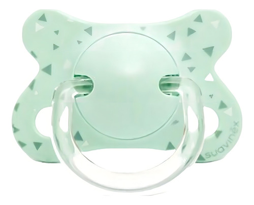 Chupon Tetina Fisiologica Silicon -2 A 4 Meses Suavinex Color Verde Menta