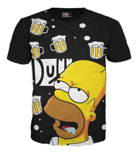 Camiseta Los Simpsons Homero Adulto Premium Exclusivas Xl