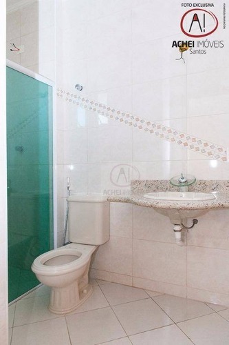 Casa Com 4 Dormitórios, 3 Suítes 453 M² - Venda Por R$ 2.500.000 Ou Aluguel Por R$ 15.000/mês - Campo Grande - Santos/sp - Ca1176