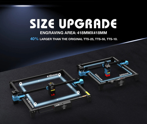 Máquina Cortadora Y Grabadora Láser Tts-20 Pro 127v