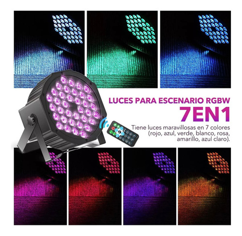 . Canhão De Leds Rgb Audiorrítmico Dmx Controle Remoto