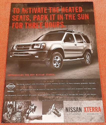 Nissan X-terra Publicidad De Estados Unidos