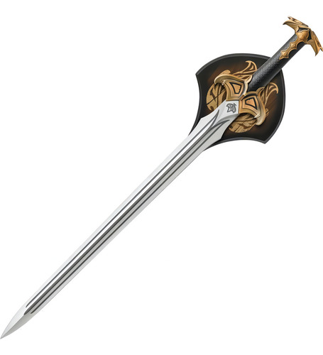 Espada Bard O Arqueiro Senhor Dos Anéis Hobbit Sword Dourada