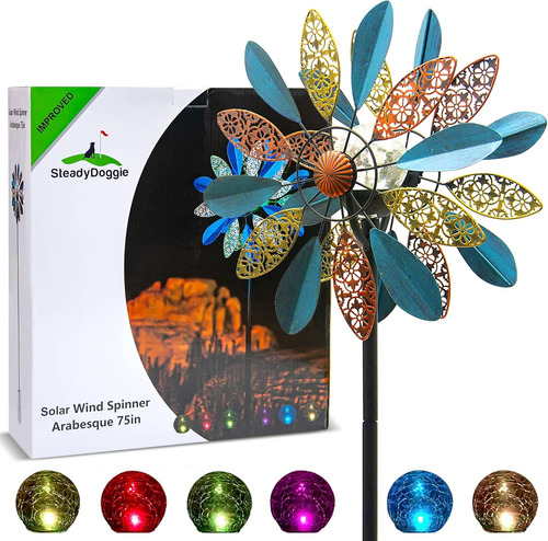 Molinillo De Viento 75 Solar Led