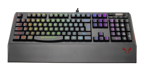 Teclado Gamer Ghostwriter Riotoro Cherry Membrana Rgb Kr610