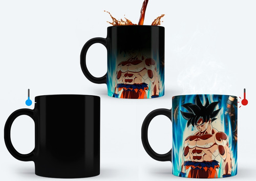 Taza Magica Goku Dragon Ball 310 Ml Envio Gratis