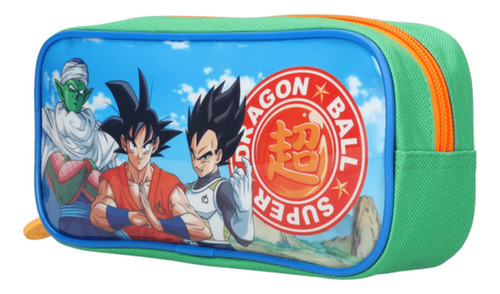 Lapicera Escolar Dragon Ball Super Goku Vegeta Piccolo Dbs