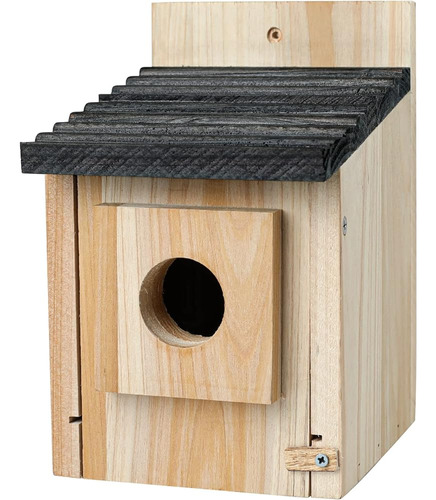 Casa De Pájaros Para El Exteriorcasa De Madera De Pájaro Azu