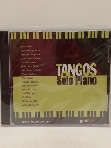 Tangos Solo Piano Cd Nuevo