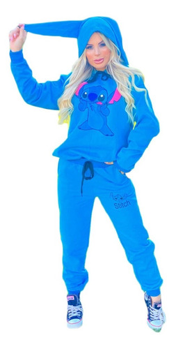 stitch moletom com capuzs women's