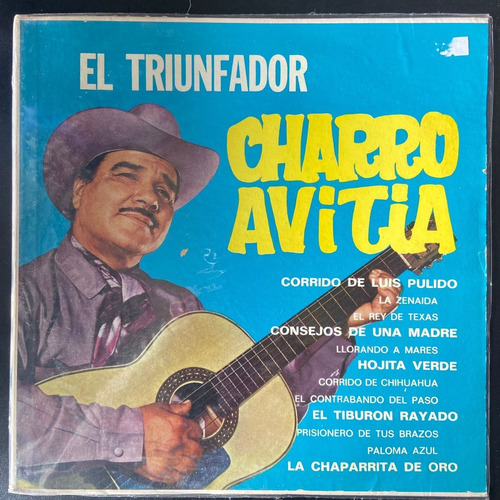 Vinilo Charro Avitia  El Triunfador Che Discos