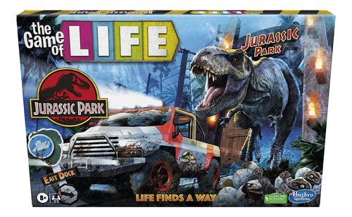 Juego De Mesa Edicion Jurassic Park Juego De La Vida Hasbro