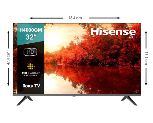 Imagen 2 de 7 de Smart Tv Hisense H4000 Roku Tv 32 Pulgadas