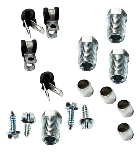 Imagem 3 de 6 de Kit Tubo Alta Gnv Revestido Inmetro 5 Anilhas Niples Fixacao