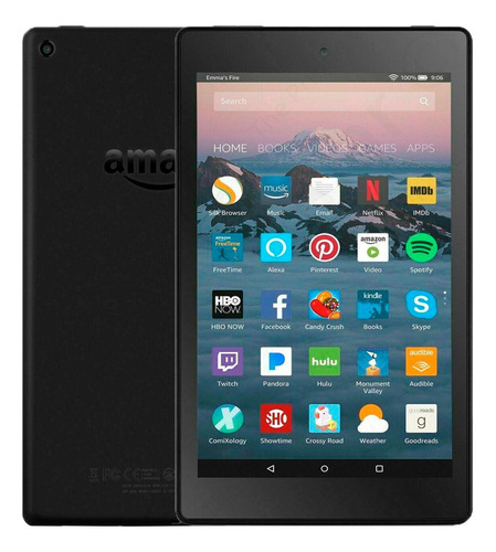 Tablet Amazon Fire 8 Preto 16gb Wi-fi