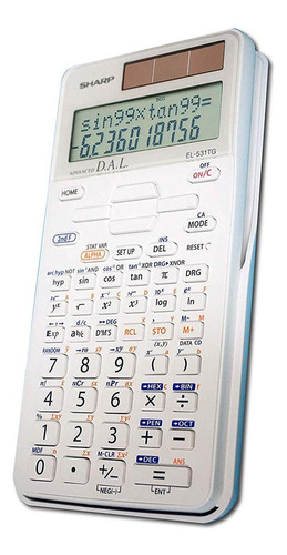 Calculadora Científica Sharp El-531 Tgb-bw 273 Funções 12