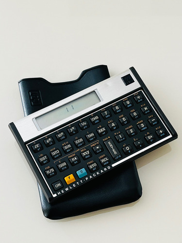 Calculadora Hp 11c Científica Rpn Rara C/ Capinha Original Dourado (Usado)