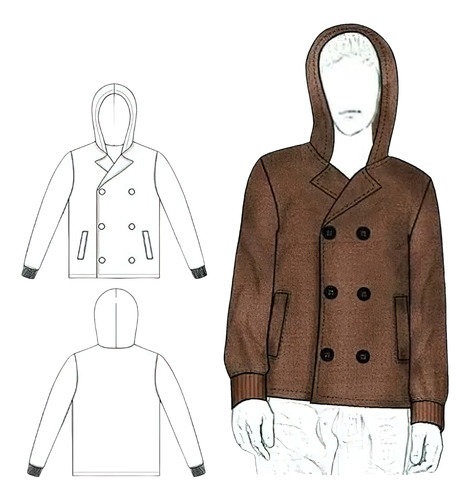 Molderia Textil Unicose - Campera Con Capucha Niño 1416