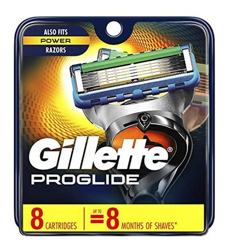 Cuchillas De Afeitar Gillette Fusion5 Proglide Para Hombres