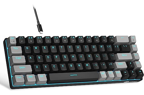 Teclado Portátil Mecanico Magegee Negro - Switch Rojo