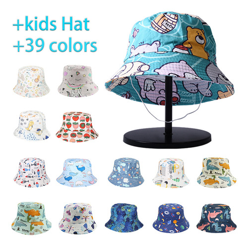 Sombrero De Pescador De Algodón Con Dibujos Animados De Algo