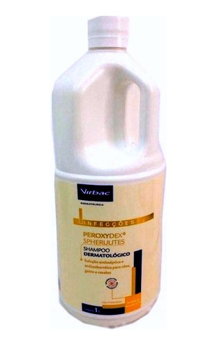 Shampoo Dermatológico Virbac Peroxydex Spherulites  1 Litro