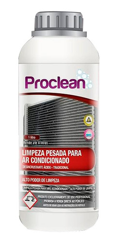 Znox Limpeza Pesada Para Ar Condicionado 1l - Proclean
