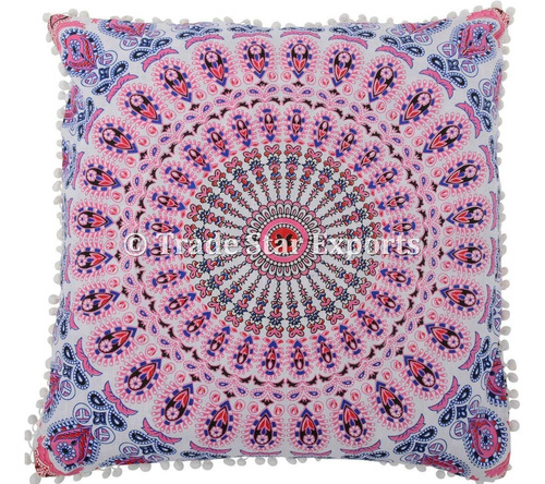 Funda De Mandala Para Cojin 26 x 26 euro Pillow Sham Decorat