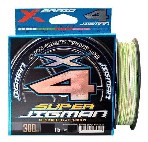 Linha X-braid Super Jigman X4 - 300m - Made In Japan