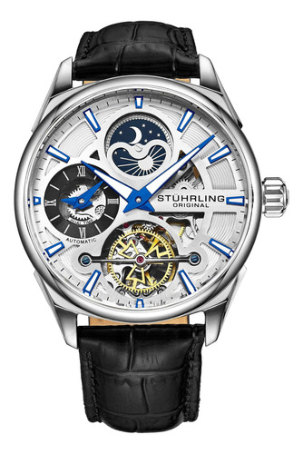 Stuhrling Original Skeleton Dress Reloj Analógico Para Hombr