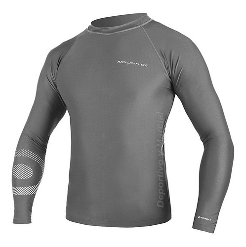 Remera Lycra Neilpryde M Larga Mission Rashguard Kite 