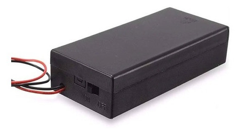 Caja 2 Batería 18650 Con Interruptor - Arduino