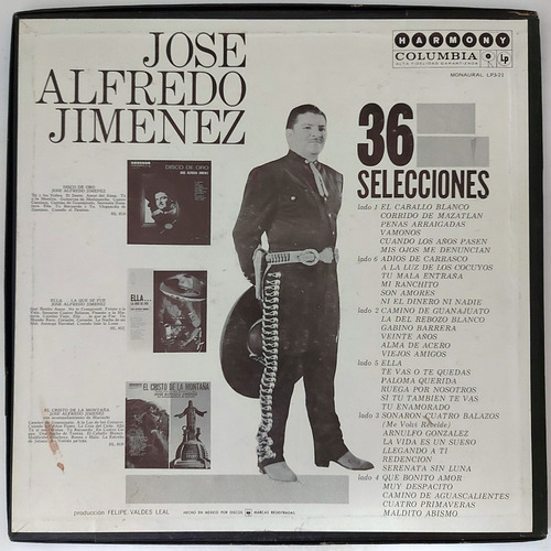 Jose Alfredo Jimenez - Jose Alfredo Jimenez 3 Discos Lp