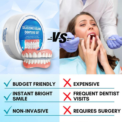 Conjunto De Prótese De Silicone Portátil De 2 Unidades, Sorr