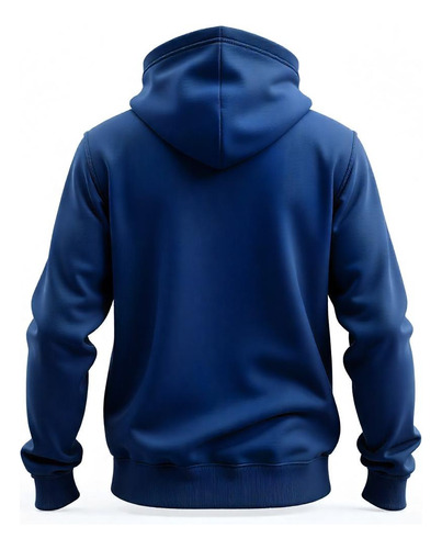 Polerón Azul Marino Unisex Algodón Estampado Universidad Católica 5 Xl Azul Oscuro Blanco-blanco