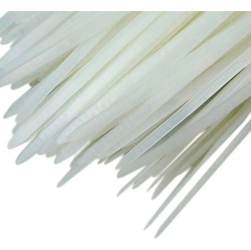 Abraçadeira Em Nylon Branca 2,5mm X 15cm Com 100 Unidades Cor Branco