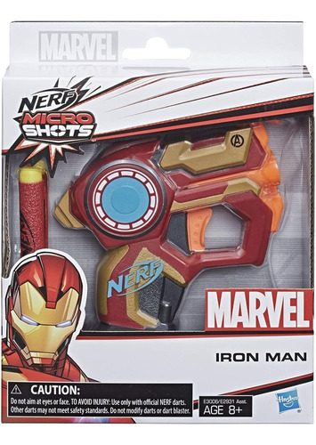 Nerf Microshots Marvel Iron Man Avengers 