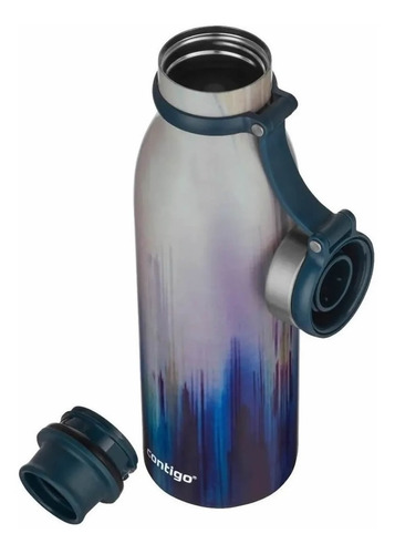 Botella Térmica Contigo Inoxidable Merlot Airbrush Ancha 